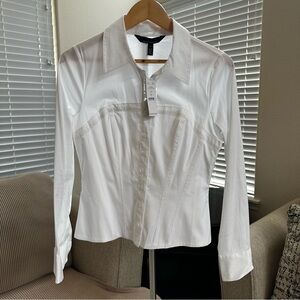 Brand new Corset poplin shirt